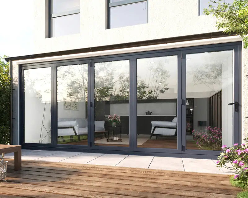 Nexo Aluminium Bifold Door — 5 Panel