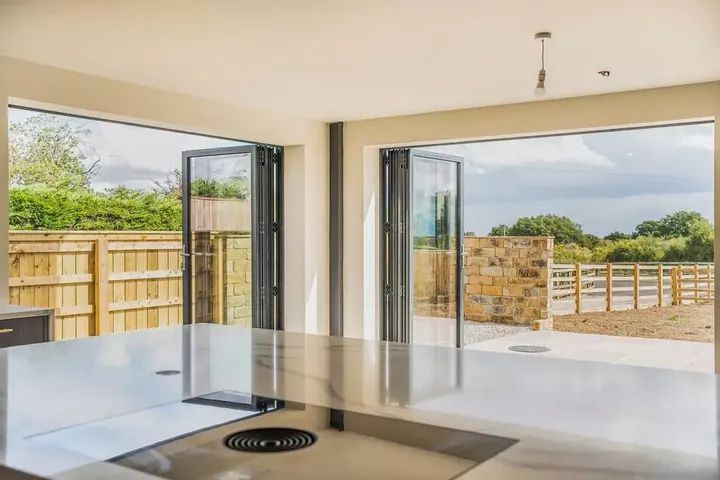 Nexo Bifold Door open plan kitchen