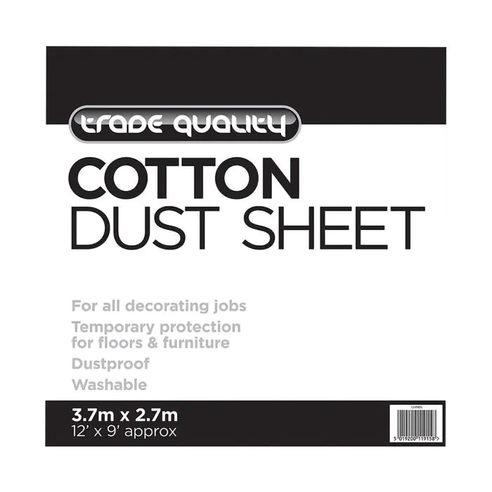 Cotton Twill Dust Sheet — Length 3.65m