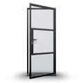 Nexo Steel-Look Heritage Aluminium Single Door